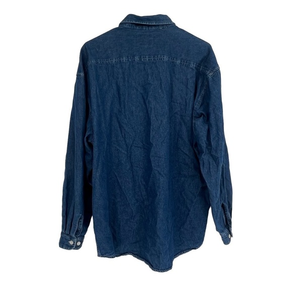 Baxter Brand Natural Clothing Long Sleeve Button Down Denim Shirt Size XL Men’s - Picture 3 of 5